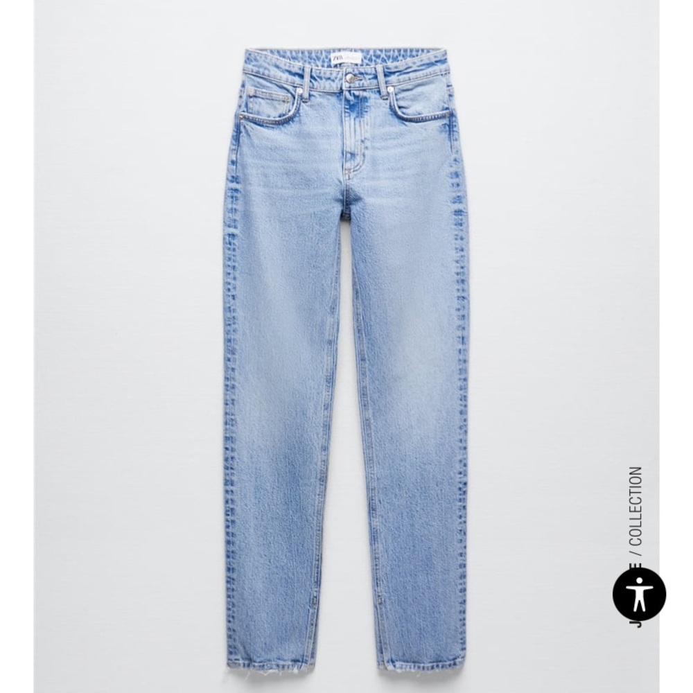 NWT Zara Split Slim jeans